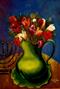פרידה פירו Frida piro art יוצרת אמנית ציירת ישראלית מודרנית עכשווית אמנות ישראלית ריאליסטית ציורי פרחים טבע דומם
