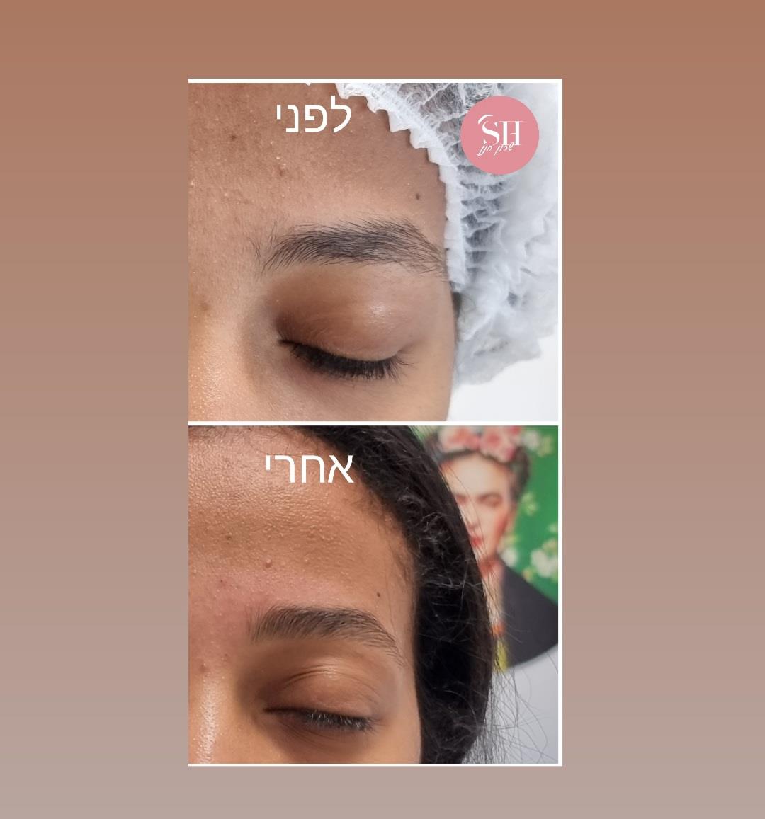 עיצוב גבות במראה טבעי