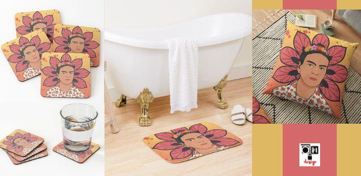 Flower Frida - REDBUBBLE ARTIST - Frida Kahlo