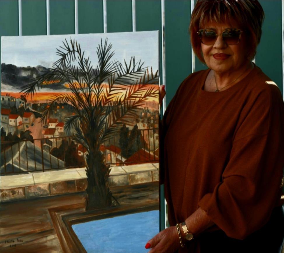 פרידה פירו Frida piro הציירת הישראלית העכשווית המודרנית הריאליסטית הירושלמית ציירות הציירות אמניות