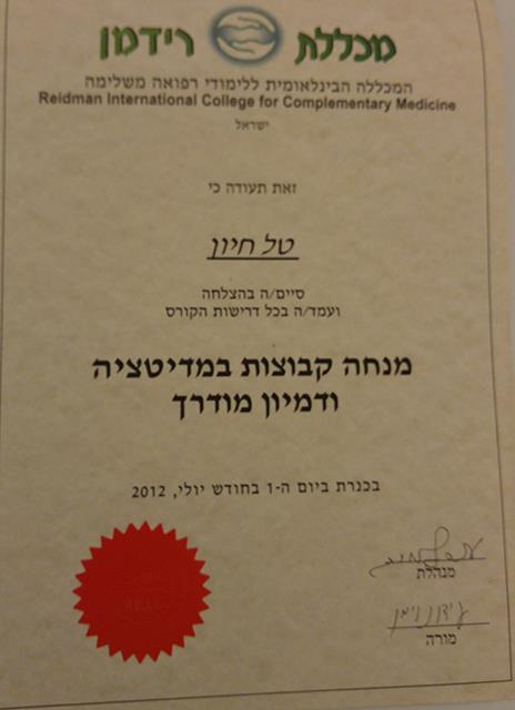 מנחת קבוצות ודמיון מודרך