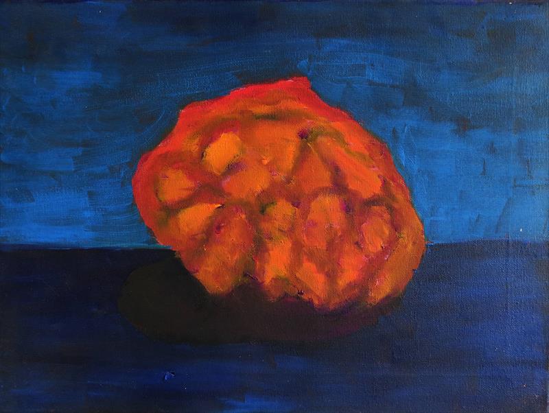 Cabbage brain Acrylic on canvas w40cmxh30cm 2013