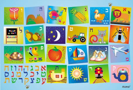 אלף בית אותיות