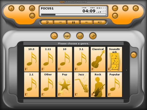מע ממוחשבת להשמעת מוסיקה בעסקים דגם BPM JUKEBOX PRO