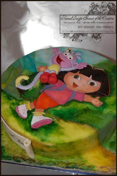 עוגה מצוירת