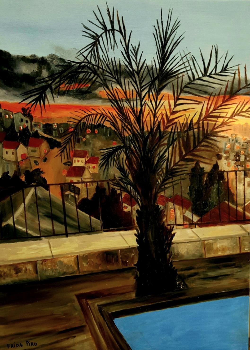 פרידה פירו Frida piro יוצרת ציירת אמנית אומנית פיגורטיבית פלסטית ויזואלית חזותית ישראלית ריאליסטית