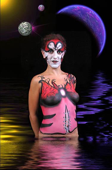 צילום body painting