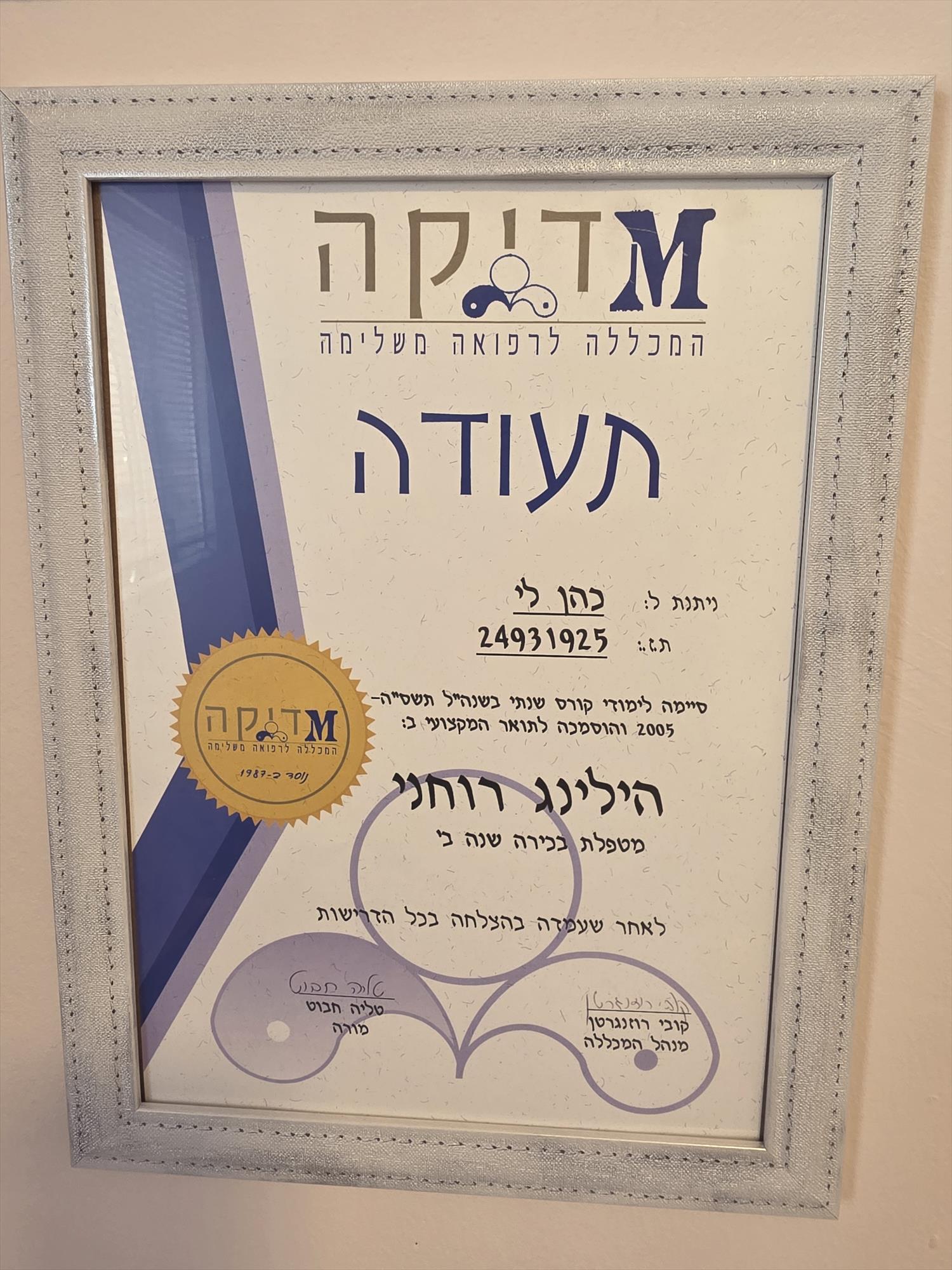 היליניג שנה ב