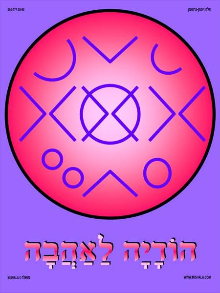 הודיה לאהבה - פוסטר