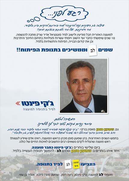 כתיבת תוכן לברושור פוליטי