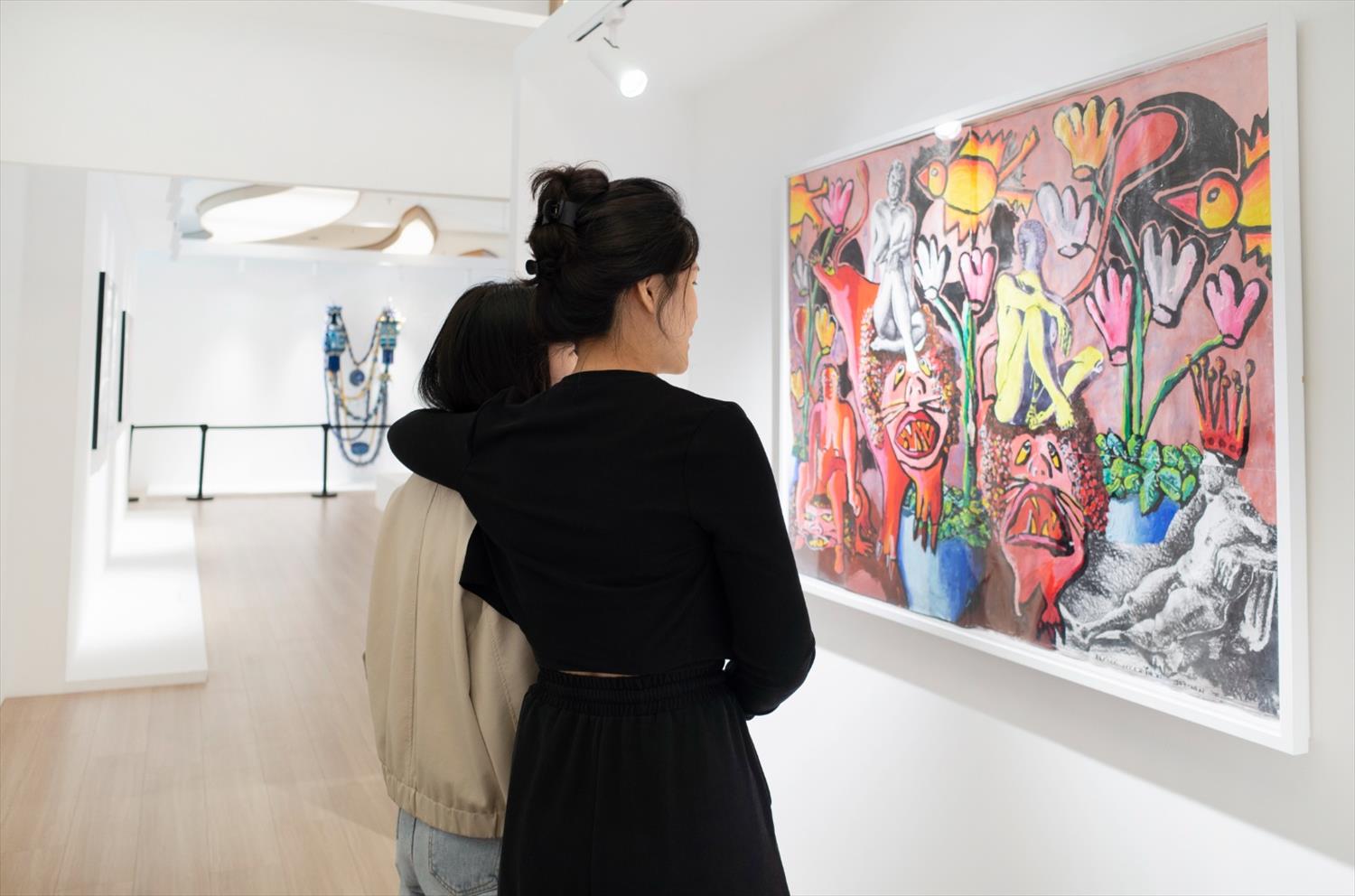 Opere d'arte moderna contemporanea pittore israeliano artista ingenuo urban dipinti naif paesaggi