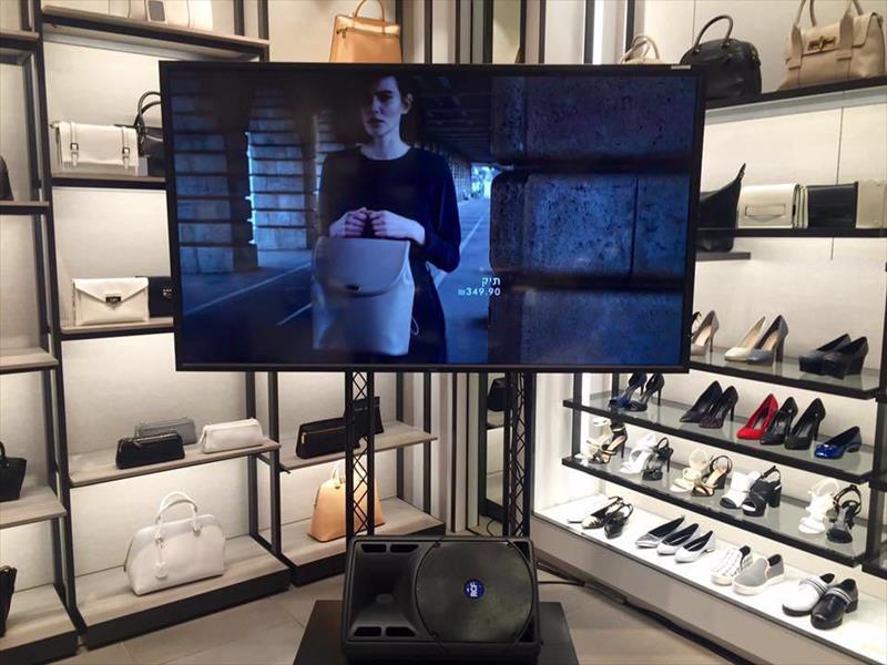 ציוד לאירועים -ארוע השקת חנות קניון איילון