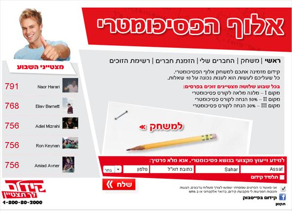 אפליקציית פייסבוק קידום