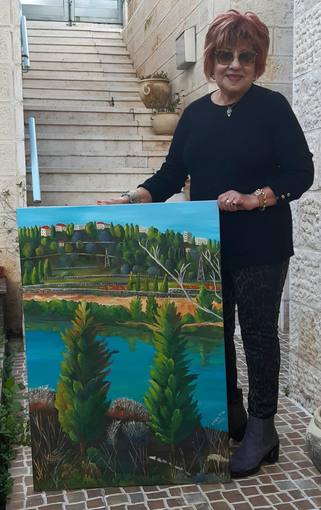 פרידה פירו Frida piro יוצרת ציירת אמנית אומנית פיגורטיבית פלסטית ויזואלית חזותית ישראלית ריאליסטית
