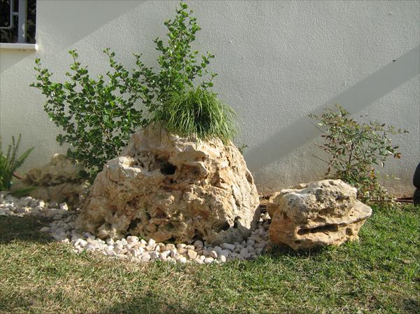 אבנים כאלמנט פיסולי