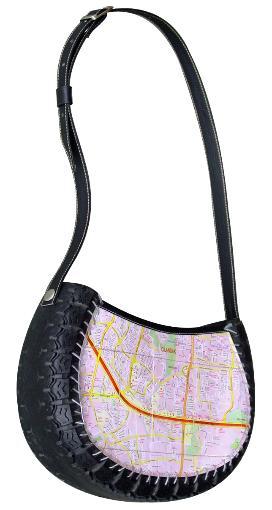 Small shoulder bag M38 Tire Map