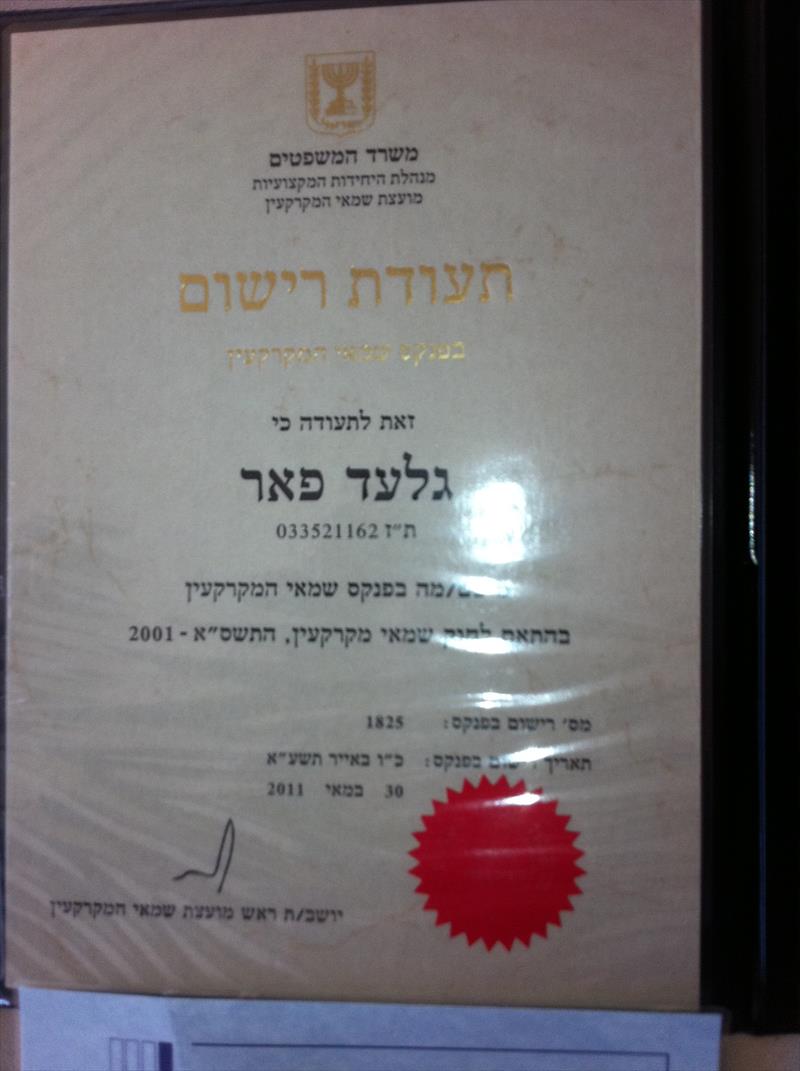מומחה לשמאות מטעם מספר בתי משפט