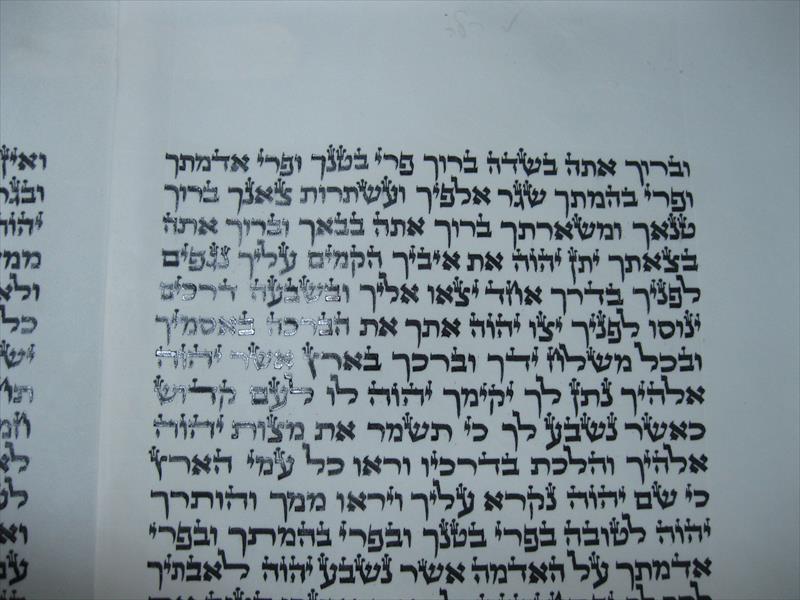 כתיבת ספר תורה מהודר עם כל ההידורים.