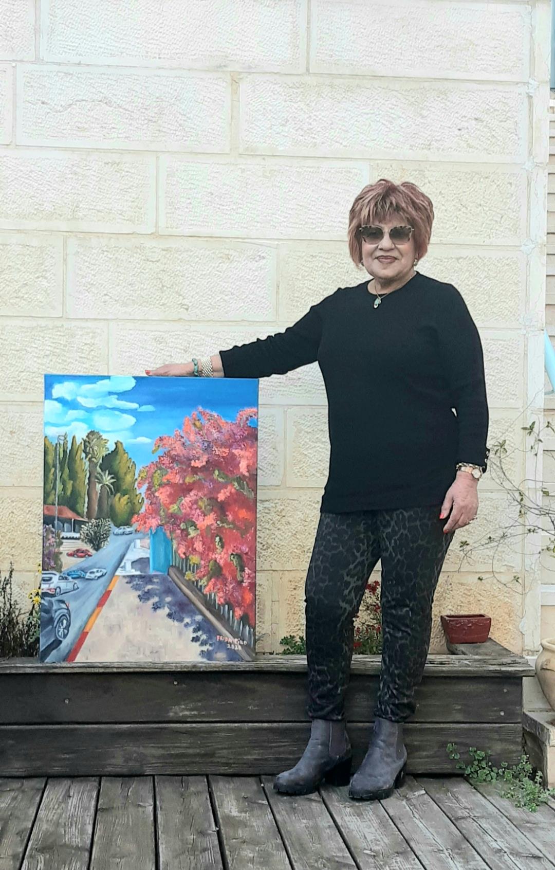 פרידה פירו Frida piro יוצרת ציירת אמנית אומנית פיגורטיבית פלסטית ויזואלית חזותית ישראלית ריאליסטית פ