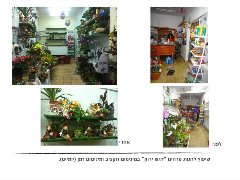 עיצוב חנות פרחים