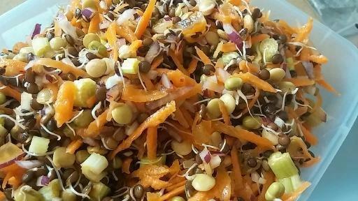 סלט superfood בסדנת ניקוי רעלים