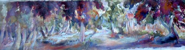 נוף-----100x40 cm