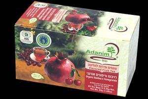 חליטת רימון ורויבוס אורגני