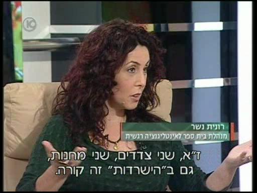 הרצאה: רגשות עזים בסדרות ריאליטי