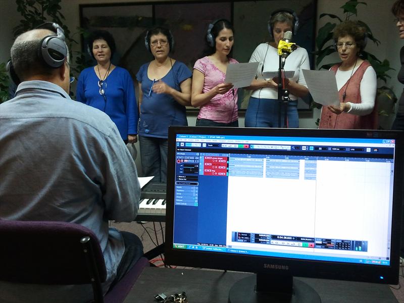 הקלטת חבורות זמר עם האולפן הנייד