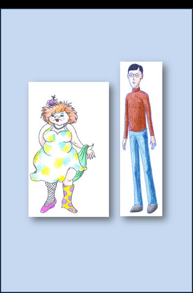 דמויות מקוריות מאויירות