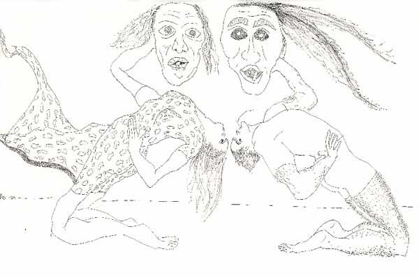drawings of man and woman on paper רישומי זוגות גבר אישה רישומים של גברים נשים רפי פרץ