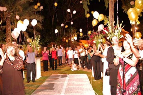 הפרחת בלונים בחתונות ואירועים אחרים