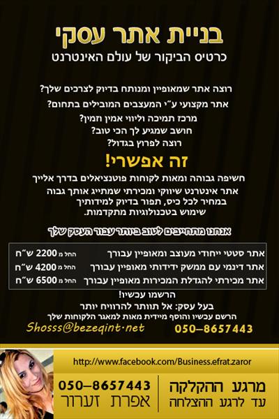 בניית אתר