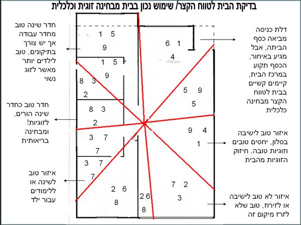 שלב ג' בבדיקת הבית/עסק לפי הפנג שואי
