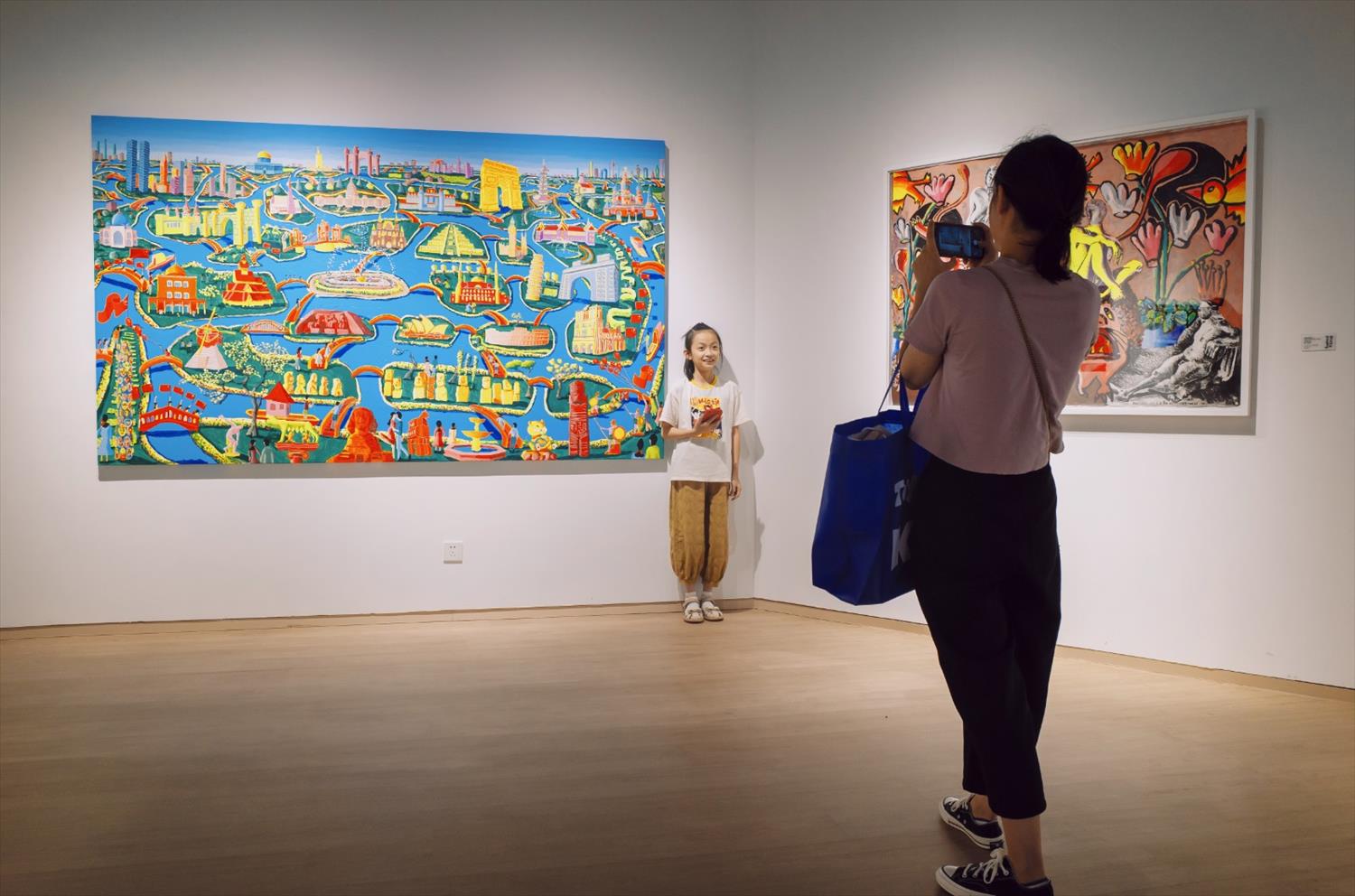 pinturas felices raphael perez pintor ingenuo israelí paisajista urbano