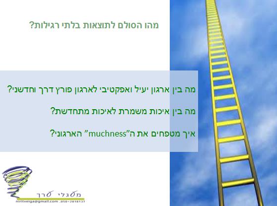 הרצאה - מהו הסולם להישגים בלתי רגילים