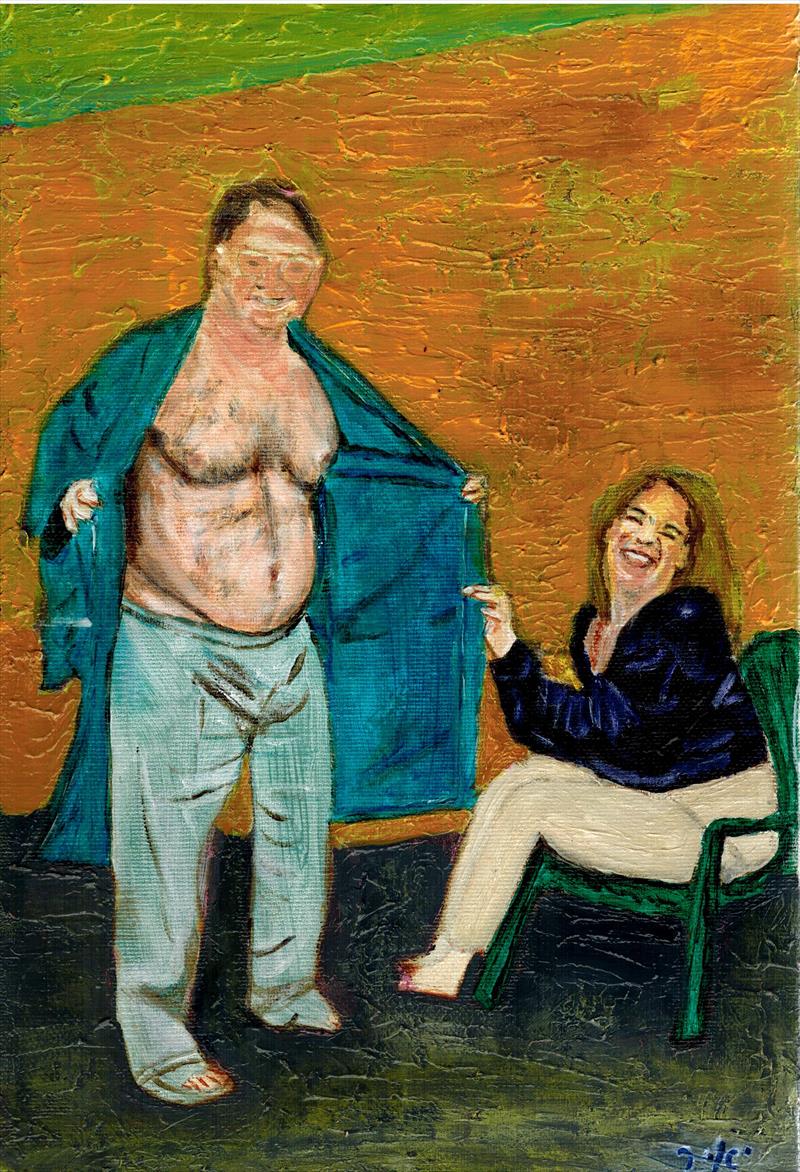 nissim acrylic on canvas w20xh30