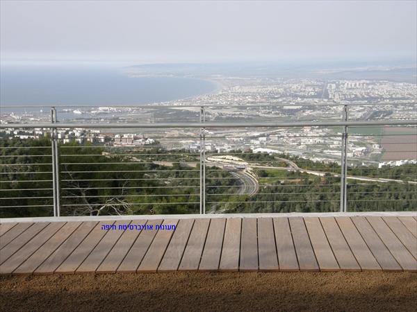 מילואת מעקה כבל אופקי אוניברסיטת חיפה