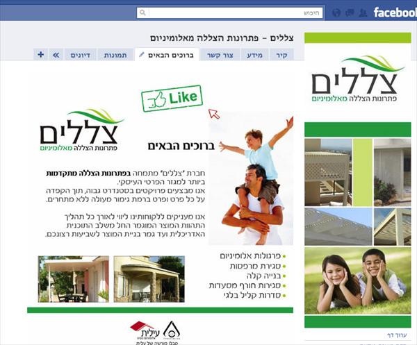 עיצוב והקמה דף אוהדים