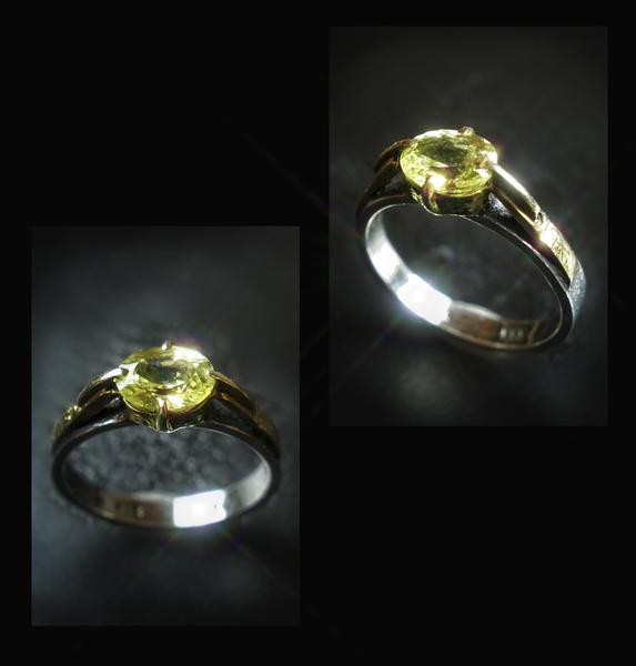 Chrysoberyl ring