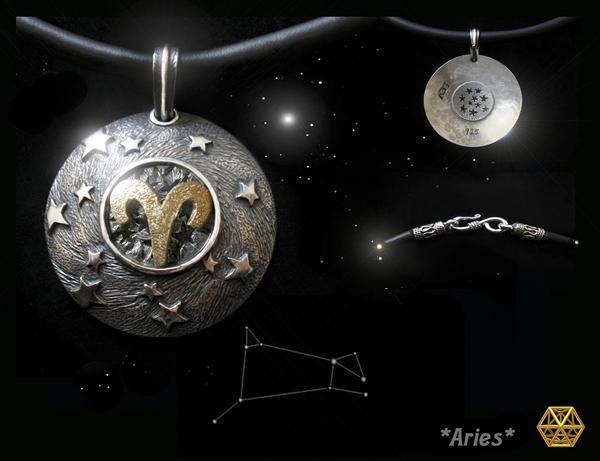 *Aries* zodiac pendant