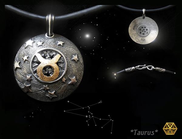 *Taurus* zodiac pendant