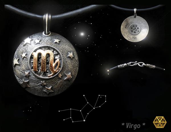 *Virgo* zodiac pendant