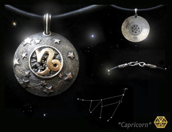 *Capricorn* zodiac pendant