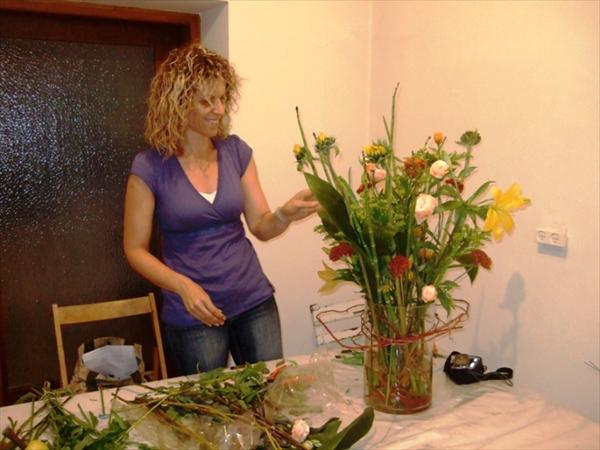 סדנת שזירת פרחים חד פעמית