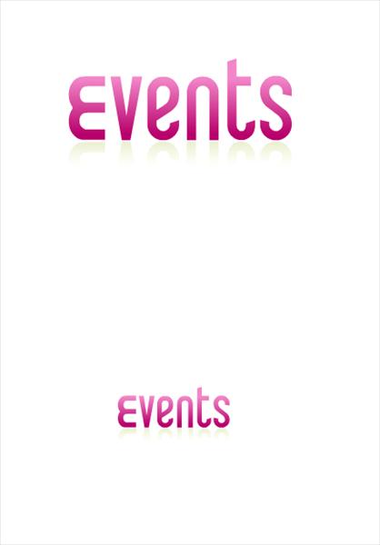 עיצוב לוגו Events