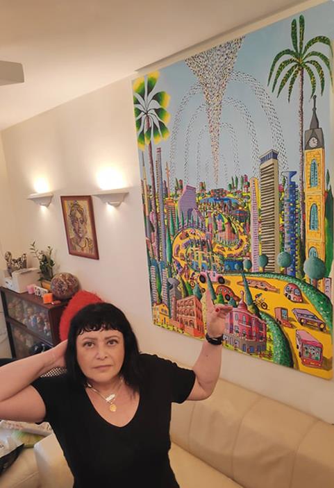 ענת אנגל קורות חיים תקליט נמרה ברוח הקודש אספנית אמנית יוצרת מודרנית היוצרות המודרניות