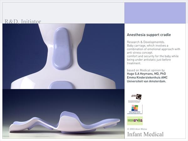 Anesthesia support cradle
