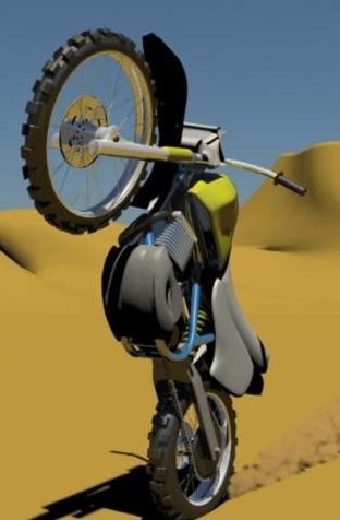 מידול אופנוע (Maya3D)