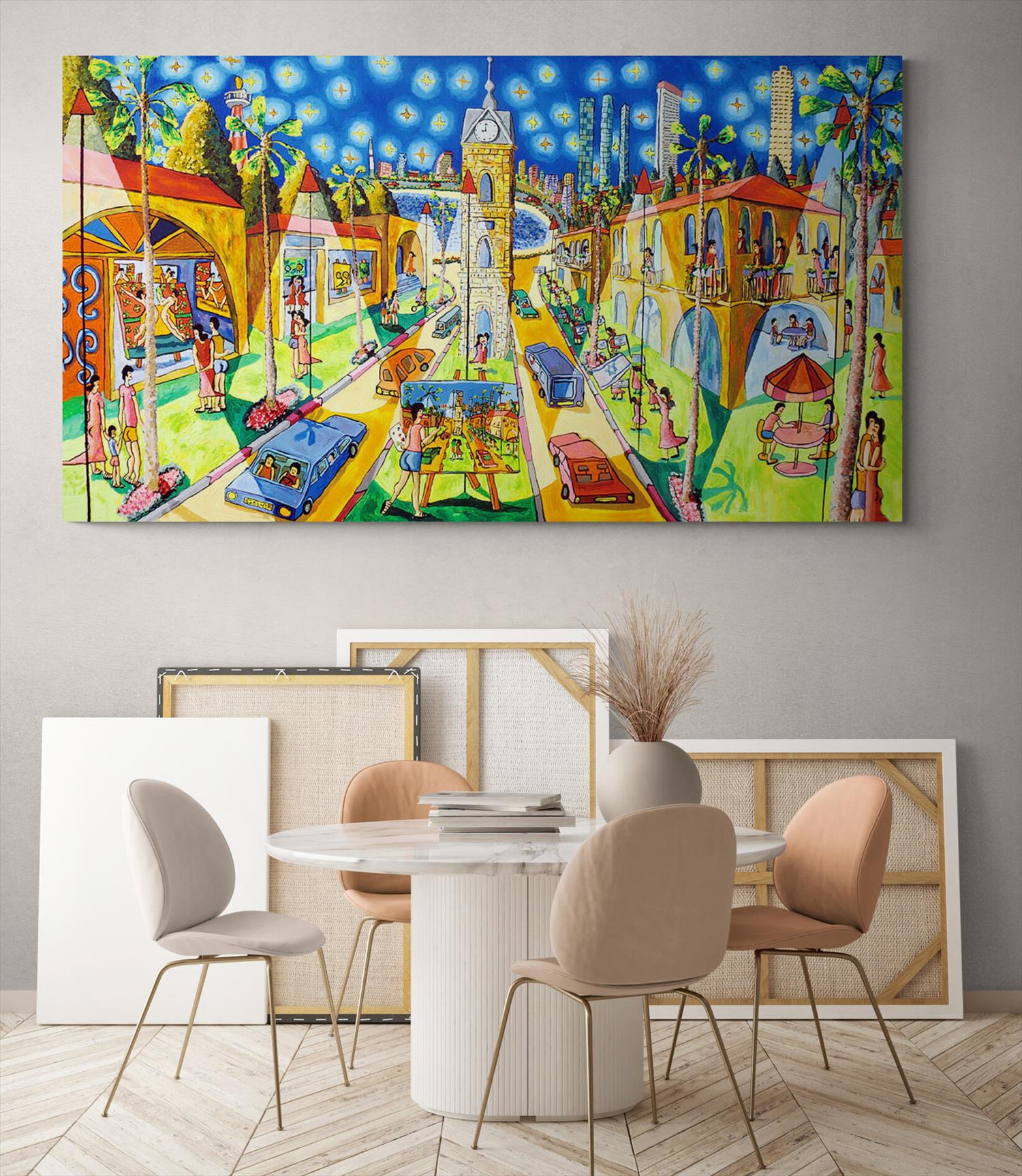 obra de arte contemporánea pintura rafael pérez pintor israelí artes visuales plásticos tel aviv